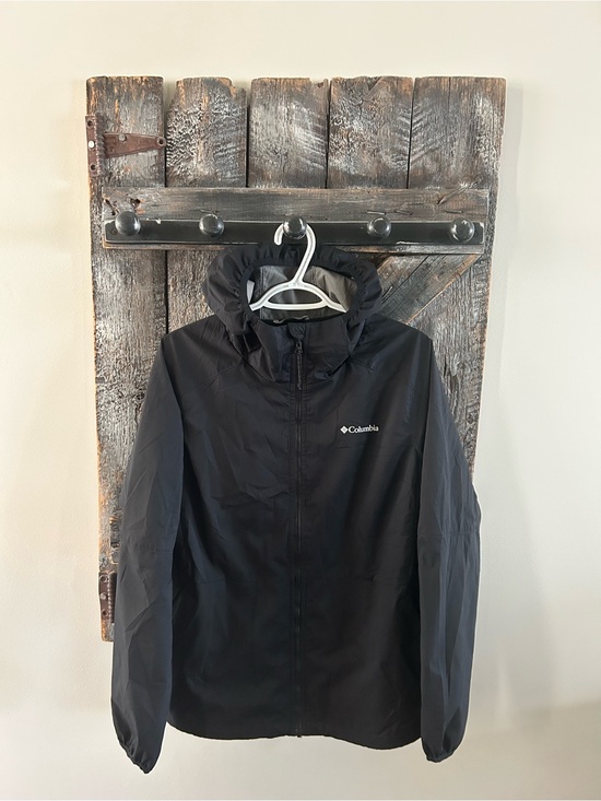 Columbia Jackets & Blazers - Women's Columbia Black Hooded Rain Jacket